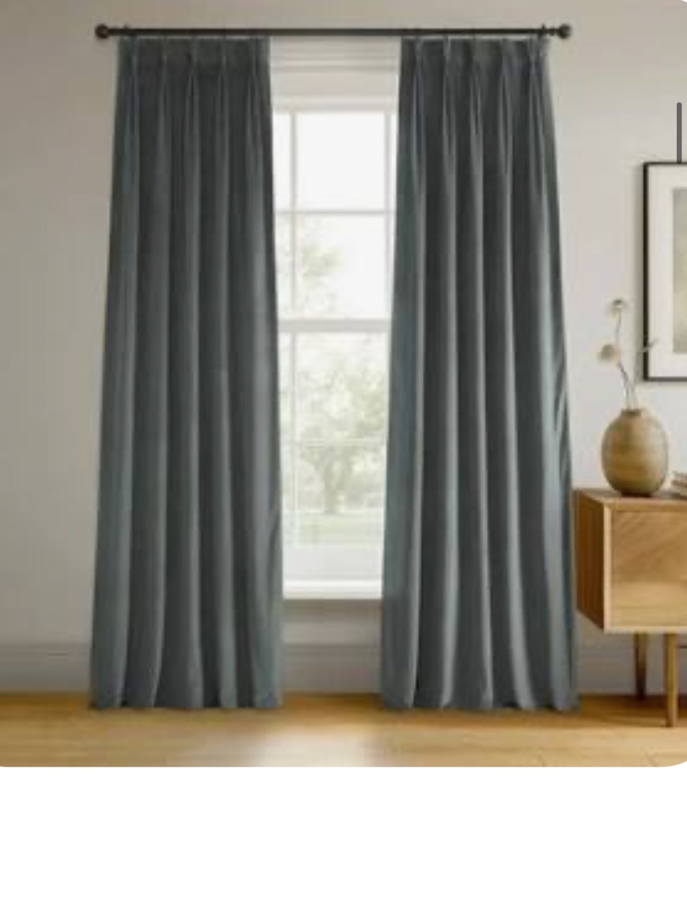 Signature Gray Shower Curtain